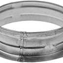 Repa Market 4'' Inch Metal Duct Connector Flange - Air Tight Vent Duct Collar - for Connecting Exhaust, Intake Flex and Straight Ducting - Heating, Cooling Universal HVAC Adapter - Home, Commercial