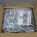 SIMPDIY Shoe Storage, 12 Pack Shoe Organizer for Closet, Shoe Boxes Clear Plastic Stackable Shoe Containers with Lids for Size 10, Black