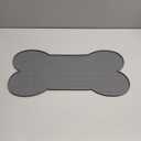 Dog Food Mat Anti-Slip Silicone Bowl Mats for Food and Water, Thicker Pet Placemat Waterproof Cat Feeder Pad with High-Lips Prevent Messy Spills to Floor Suitable for Medium and Small Pet