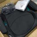 Britax UpNGo Backless Booster Car Seat, Lightweight and Portable Travel Booster with Slim Design and PosturePlus, Accommodates Kids up to 120 Lbs and 63 Raven Black, Exp: 12/2035