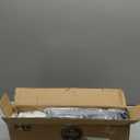 Regalo 50" Extra Wide Gray Expandable Mesh Gate, Pressure Mounted, Includes Rubber Bumpers to Protect Walls, Gray