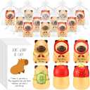 24 Set Funny Capybara Stress Balls Bulk Relief Squeeze Balls Inspirational Stress Reliever Employee Appreciation Gifts for Adult Coworkers Staff Volunteer