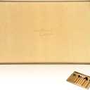 12x8x0.6in Large Rectangular Decorative Trays for Coffee Table, Stainless Steel Decorative Tray Gold Metal Rectangle Serving Tray and Platter Perfume Jewelry Display Storage Tray for Dessert Vanity