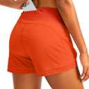 Women's Running Shorts High Waisted Quick-Dry 3 Inch Gym Workout Athletic Shorts for Women with Zipper Pocket