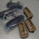 Gledewen Exterior & Interior Door Handle Set, Beige, Compatible with 1997-2001 Toyota Camry, Front & Rear & Left & Right, 6922033040, 6921033040, 6927733020, 6927833020, Driver Passenger Handle