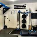 Motivational Workout Banner - Gym & Garage Wall Art with Grommets, 72x24 Inch, Fitness Flag for Home & Gym Decor (Black3)