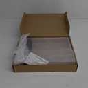 Outdoor Brochure Holder 8.5" x 11" with Lid Acrylic Wall Mount Flyer Box with Self Closing Lid Waterproof Clear Heavy Duty with Screw for Real Estate Flyer Document Pamphlet Display(Black)