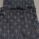 MIULEE Pack of 2 Decorative Burlap Linen Throw Pillow Covers Modern Farmhouse Vintage Pillowcase Rustic Woven Textured Cushion Cover for Sofa Couch Bed 22x22 Inch Blue