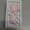 Heated Eyelash Curler - Electric Eyelash Curler with Heat Sensitive Silicone Pad, Type-C Rechargeable Mini Lash Curler, 8s Fast Heating 24hrs Long Lasting Lash Lift to Style Natural Eyelashes (1PINK)