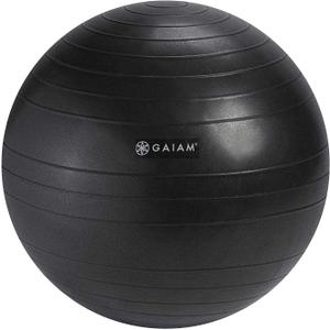 Gaiam Classic Balance Ball Chair - 52cm Balance Ball (Charcoal)
