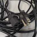 Standard Computer Power Cord 10A,18AWG (NEMA 5-15P to IEC-320-C13) 29-ft.(P006-015),Black