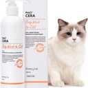 Breezytail PetOCera All-in-One Cat Shampoo and Conditioner | Hypoallergenic Cat Skin & Coat Care | Itch Relief, Moisturizing & Rejuvenating | Veterinarian Approved and Formulated (10.1oz, 300ml), Expiry: 03-24-2028