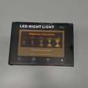 BAALTTO Night Lights Plug into Wall Decorative, Modern Crystal Wall Sconce with Dimming Switch, Perfect for Bedroom, Living Room, Hallway, Bathroom,Baby's RoomYellow