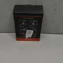 2Pack Electric Salt and Pepper Grinder Set USB Rechargeable with Warm LED Light, Adjustable Coarseness Lidaop Large Capacity Automatic Salt Pepper Mill Shakers for Kitchen, Restaurant, Upgrade Black