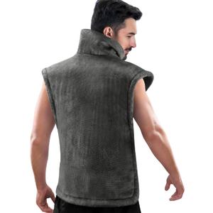 RENPHO King Size Heating Pad for Back, Mothers Day Gifts for Mom Wife & Birthday Gifts for Men, FSA Eligible, 24"x37" XL Large Weighted Electric Heat Pad for Neck and Shoulders, ETL Certified, Gray (Grey)