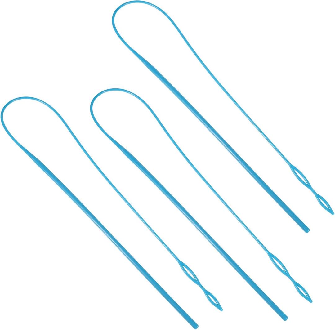 4 x 3Pcs 23In Flexible Drawstring Threader Tool Plastic Quick & Easy Drawstring Replacement Tool for Jackets, Sweatpants, Shorts Hoodies