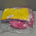 Oudain Round Tablecloth 84 Inch Premium Plastic Table Cloth Disposable Table Covers Waterproof Tablecloths for Party Dinner Birthday Camping Picnic (Bright Color, 12 Pack)