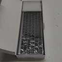 seenda Rechargeable Wireless Keyboard and Mouse - Ultra-Thin Metal Keyboard with Low-Profile Keys, 2.4G Wireless Keyboard for Windows PC Laptop Computer - 
Grey