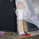 MERITLINE Queen Size Bed with 2 Storage Drawers and a Twin XL Trundle, Upholstered Platform Queen Bed Frame with Tufted Headboard, Linen Fabric, No Box Spring Needed (Dark Gray)