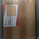 VIZ-PRO Cork Notice Board, 48 X 36 Inches, Cork Bulletin Board with Black Aluminium Frame