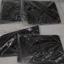 Plates Separate for PS5 Slim Disc Edition, Faceplate with Cooling Vents, Anti-Scratch Dustproof Protective Cover for PS5 Slim Disc Edition Black 4Pcs