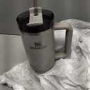 STANLEY Quencher H2.0 Tumbler with Handle and Straw 30 oz | Flowstate 3-Position Lid | Cup Holder Compatible for Travel | Insulated Stainless Steel Cup | BPA-Free | Fluted Ash Gloss