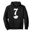 Number 7 Funny 67 Six Seven Meme Hands Couple Matching Pullover Hoodie L