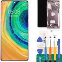 OLED for Samsung Note 20 Screen Replacement for Samsung Galaxy Note 20 5G/4G LCD Digitizer Repair for SM-N981U Screen Replacement Touch Display Assembly with Frame SM-N980F(with Fingerprint) (Bronze)