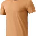 BANTREK Men's T-Shirts Soft Lightweight Short Sleeve Tee, Crew Neck Moisture Wicking Shirt for Casual Running Workout Swim, Size: M