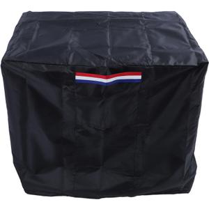 Professional Rectangular Fire Pit Cover, Outdoor Fire Table Cover with 420D Silver Coated Polyester, Protection for Patio Gas Fire Table, 130x46x106cm 