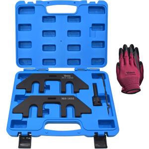 303-1655 Camshaft Holding Alignment Timing Tool, Compatible with Ford 3.5L EcoBoost Upgraded GT F-150 Expedition Lincoln Navigator, with Cylinder Head Screw Removal Socket, RT11 (4pcs)