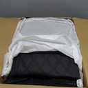 Car Seat Covers Full Set, Breathable and Waterproof Napa Leather Car Seat Cover, Interior Universal Fit for Cars, Sedans, SUVs, Vans, Trucks (Full Seat, Black)