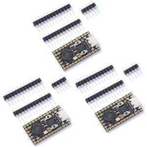Teyleten Robot RP2040 Pro Micro Development Board Dual-Core 264KB 16MB USB-C Type-C for Micropython 3pcs