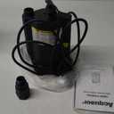 Acquaer 1/ 3 HP Automatic Submersible Water Pump, 115V Sump Pump with 3/ 4” Garden Hose Check Valve Adapter, 2160 GPH High Flow Water Removal for Swimming Pool Cover Hot Tubs Flooded House Basement