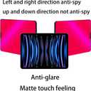 Privacy Matte Anti blue Light Screen Protector for iPad Pro 12.9 inch 2022 2021 2020 2018 Anti-Glare Anti-Spy Soft Film Colorful