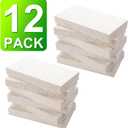 12 Pieces Insulating Fire Brick for Ovens, Kilns, Fireplaces, Forges 9" x 4.5" x 1.25" 2300F Rated Insulating Fire Bricks