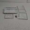 Expandable Cabinet Shelf Organizer Rack, Stackable Kitchen Counter Storage Shelves Stand, Adjustable Height Pantry Shelf Spice Rack (White, 2 Pack)