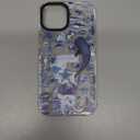 ChiCsFleur for iPhone 15 Case, TPU Phone case with Camera Protection for Women Girls Teens - Blue Whale Shark Stingray Coral Starfish Crab Beautiful Mess Ocean Collage Sorority Aesthetic Unique