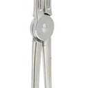 Buffet Tongs Zinc Alloy Salad Tong Kitchen Tong Serving Non-slip Cooking Tongs(Sliver)