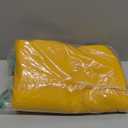 MYSKY HOME Yellow Blackout Curtains for Living Room Bedroom Curtains 84 Inches Long Grommet Room Darkening Window Curtains Thermal Insulated Single Panel Curtains 52 x 84 Inch, Mustard Yellow