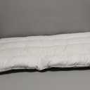 Three Geese Luxury Flat Thin Goose Feather Down Pillows King Size, 2.5" Height, 100% Cotton Cover, Medium Firm Hotel Collection Ultra Slim Thin Bed Pillows, Machine Washable, 18 x 36 Inches (Solid White)