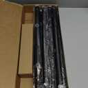 1 Diameter Curtain Rods Itself is 30 to 144 inch 1 Pack Fit 30-142 inch, 66 to 120 inch Window with Heavy Duty Adjustable Rod Matte Black Splicing Metal Extra Long Curtain Rod for Windows