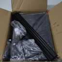 Fireplace Screen with Sliding Doors, 37.8" W x 30.7" H Handcrafted Wrought Iron Fire Spark Guard Fire Place Gate Protector for Living Room, Children and Pet Safety(Large)