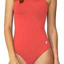 baleaf Women's Athletic Training Adjustable Strap One Piece Swimsuit, Size 38