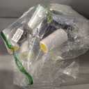 2 x Black & White Sewing Thread, 8PCS 40S/2 3000 Yard Spool Serger Thread, All Purpose Polyester Thread Serger Thread Cones