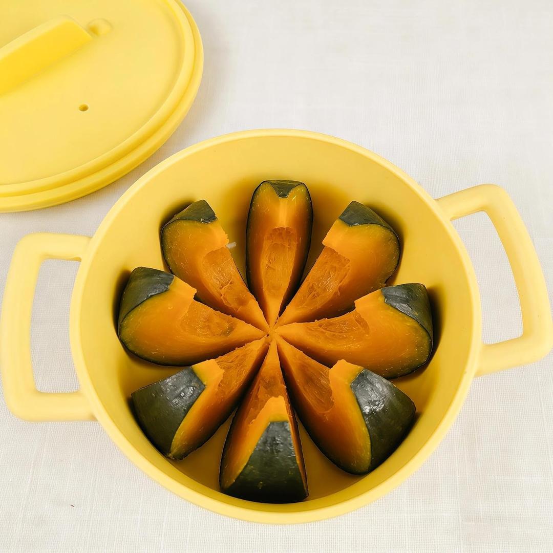 40oz Silicone Microwave Steamer for Cooking, Dishwasher Safe, No Stain Pot | Microwave Steamer for Vegetables,Egg,Dumpling,Baking,Heating Food, Easy Clean Microwave Cookware Bowl with Lids & Handles