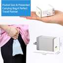 evron Plug-In Air Ionizer for Home & Travel, 20 Million Negative Ions/sec, Compact & Foldable Prongs, No Filter Needed, Quiet Odor Eliminator for Room, Pet, Bathroom, Hotel (Blue light 2 Pack)