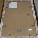 iRahmen 4x6 Picture Frame Set of 2 with HD Glass, Distressed White Wood Photo Frames Display 3.5x5 Picture with Mat or 4 x 6 Without Mat for Horizontal or Vertical Tabletop and Wall Mounting