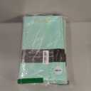 Exquisite 12-Pack Premium Plastic Tablecloth Pack of 12 Premium Plastic Tablecloth 84 Inch Round Table Cover - Light Mint