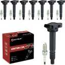 UF487 Ignition Coil Pack 90919A2002 and Iridium Spark Plugs Set of 8 Fit For Toyota Tundra 2010-2019,Sequoia 2008-2019, Land Cruiser 2008-2011 2013-2019&Lexus GX460, LS460, LX570 2007-2019 4.6L 5.7L V8